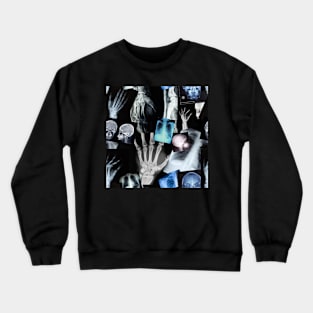 X Ray Pattern - Human Anatomy Crewneck Sweatshirt